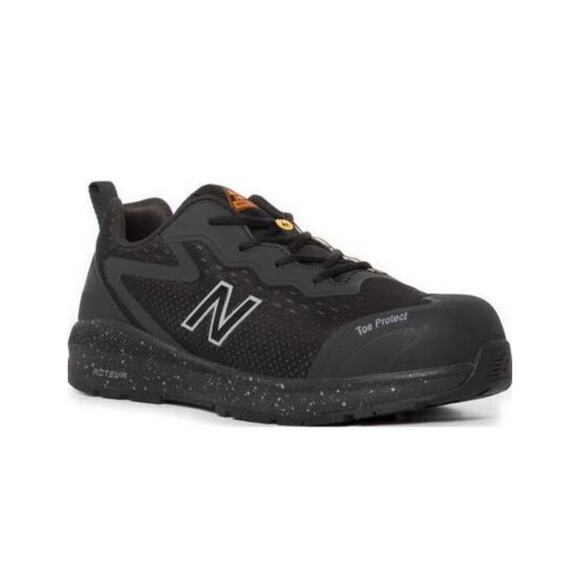 New Balance | Men | 8 | Logic Comp Toe Work Shoes | Black Grey | New - Picture 1 of 8